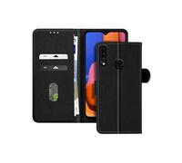 Etui pour Samsung Galaxy A20s Clapet Portefeuille et Support Vidéo Noir