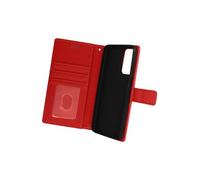 Etui pour Samsung Galaxy A23 5G et M23 5G Clapet Portefeuille Support Vidéo Dragonne rouge
