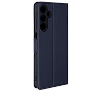 Étui pour Samsung Galaxy A25 5G - AVIZAR - Design Fin Bleu Nuit - Porte-carte et Support Vidéo