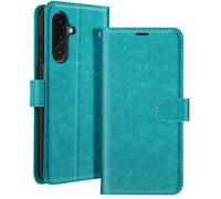 Mayaxess Étui pour Samsung Galaxy A26 Portefeuille avec Dragonne Turquoise
