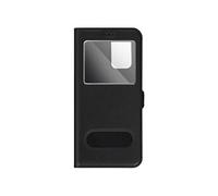 Etui pour Samsung Galaxy A33 5G Double Fenêtre Support Vidéo Noir