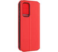 Étui pour Samsung Galaxy A35 5G Clapet Porte-cartes et Support Vidéo Rouge