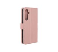 Etui pour Samsung Galaxy A35 5G Portefeuille et Support Vidéo Rose champagne