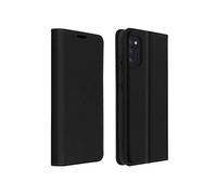 Étui pour Samsung Galaxy A41 Folio Cuir Véritable Porte-carte Support Vidéo Noir