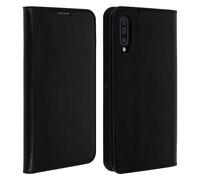 Étui pour Samsung Galaxy A50 Plus Housse Folio Cuir Support Vidéo Noir