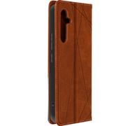 Étui pour Samsung Galaxy A54 5G Portefeuille Motif prisme Collection Geo Marron