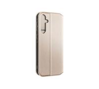Etui pour Samsung Galaxy A55 5G Clapet Porte-cartes et Support Vidéo Dorée