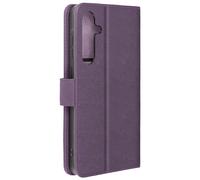 Etui pour Samsung Galaxy A55 Clapet Portefeuille et Support Vidéo Violet foncé