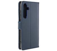 Étui pour Samsung Galaxy A55 Cuir Véritable Portefeuille Support Vidéo Bleu nuit