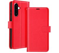 Étui pour Samsung Galaxy A56 Portefeuille avec Dragonne Mayaxess Rouge