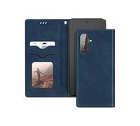Etui pour Samsung Galaxy A56 Portefeuille Support Vidéo Bleu nuit
