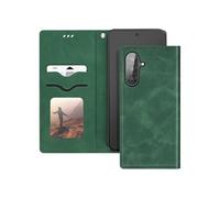 Etui pour Samsung Galaxy A56 Portefeuille Support Vidéo Vert