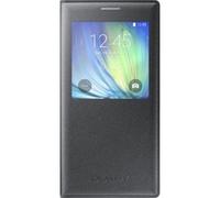 Étui pour Samsung Galaxy A7 à Rabat à Zone Élégant et Léger Noir transparent