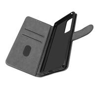 Étui pour Samsung Galaxy A72 Clapet Portefeuille Fonction Support Vidéo Gris