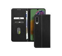 Etui pour Samsung Galaxy A90 Clapet Portefeuille et Support Vidéo Noir