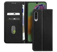 Étui pour Samsung Galaxy A90 Clapet Portefeuille et Support Vidéo Noir