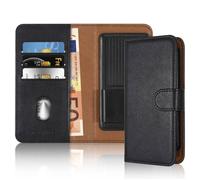 Etui pour Samsung Galaxy J3 2016 Coque en Noir Protection Portefeuille