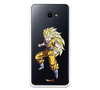 Étui pour Samsung Galaxy J4 Plus Officiel Dragon Ball Goku Super Saiyan 3 pour protéger Votre Mobile. Coque pour Samsung en Silicone Souple avec Licence Officielle Dragon Ball
