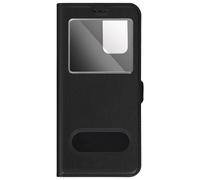 Etui pour Samsung Galaxy M23 et M13 et A23 5G Double Fenêtre Support Vidéo Noir