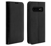 Étui pour Samsung Galaxy S10 Plus Housse Folio Cuir Support Vidéo Noir