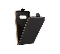 Avizar Étui pour Samsung Galaxy S10e Housse Clapet Vertical Porte-carte Noir