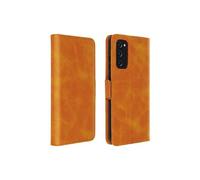 Etui pour Samsung Galaxy S20 FE Style Vintage avec Porte-cartes et Support Vidéo camel