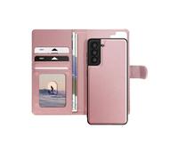 Étui pour Samsung Galaxy S21 Coque Détachable Mayaxess Rose champagne