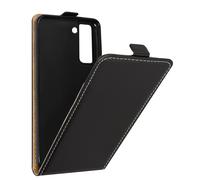 Étui pour Samsung Galaxy S21 FE Clapet Vertical Porte cartes Noir