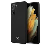 Étui pour Samsung Galaxy S21 Plus Mercedes Silicone Line Noir
