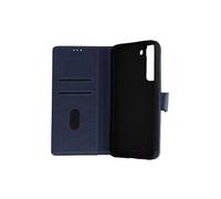 Étui pour Samsung Galaxy S22 Clapet Portefeuille Support Vidéo Bleu Nuit