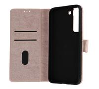 Étui pour Samsung Galaxy S22 Clapet Portefeuille Support Vidéo Rose Gold