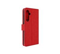 Étui pour Samsung Galaxy S23 FE Clapet Portefeuille Fonction Support Vidéo Rouge