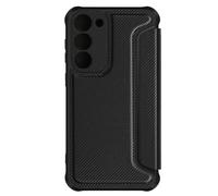 Étui pour Samsung Galaxy S23 Porte-carte Coins Renforces Razor Book Noir