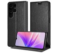 Etui pour Samsung Galaxy S23 ULTRA Coque en NOIR NUIT