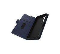 Etui pour Samsung Galaxy S23 Ultra-fin Double Languette Magnétique bleu nuit