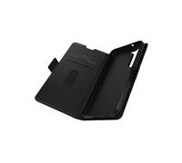 Etui pour Samsung Galaxy S23 Ultra-fin Double Languette Magnétique noir