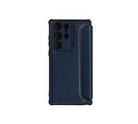 Étui pour Samsung S23 Ultra Porte-carte Coins Renforces Razor Book bleu nuit