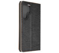 Étui pour Samsung Galaxy S23 Ultra Porte-carte et Support vidéo Noir et Doré