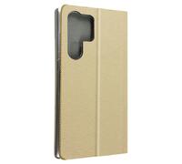 Étui pour Samsung Galaxy S23 Ultra Tissu Porte carte Support Série Sensitive Dorée