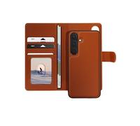 Mayaxess Étui pour Samsung Galaxy S24 Coque Détachable Marron