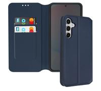 Étui pour Samsung Galaxy S24 FE Clapet Porte-cartes et Support Vidéo Bleu nuit