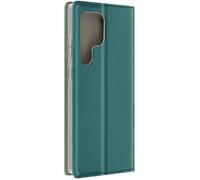 Étui pour Samsung Galaxy S24 Ultra - AVIZAR - Portefeuille Fonction Support - Vert - Rabat - Coque Semi-rigide