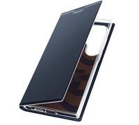 Étui pour Samsung Galaxy S24 Ultra Clapet Porte-carte Support Vidéo Bleu nuit