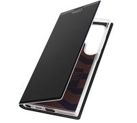 Étui pour Samsung Galaxy S24 Ultra Clapet Porte-carte Support Vidéo Noir
