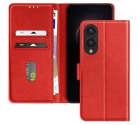 Étui pour Samsung Galaxy S25 Edge - Chesterfield - Rouge - Portefeuille - Support Vidéo