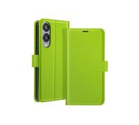 Etui pour Samsung Galaxy S25 Edge Clapet Portefeuille Support Vert