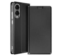 Dux Ducis Étui pour Samsung Galaxy S25 Edge Clapet Support Vidéo Noir