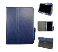 Étui pour Samsung Galaxy Tab 4 10,1" SM-T530 T531 T533 T535 Smart Tablet Case Slim Pliable Folio Cover pour Samsung Galaxy SM-T530 T531 T533 T535 Housse avec fonction veille/réveil automatique (Bleu)
