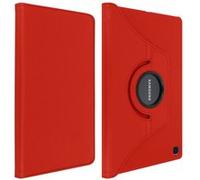 Avizar Étui pour Samsung Galaxy Tab A7 10.4 (2020) – Support rotatif 360° – Rouge