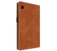 Étui pour Samsung Tab A9 Plus Clapet Multi-compartiment Support Vidéo Marron